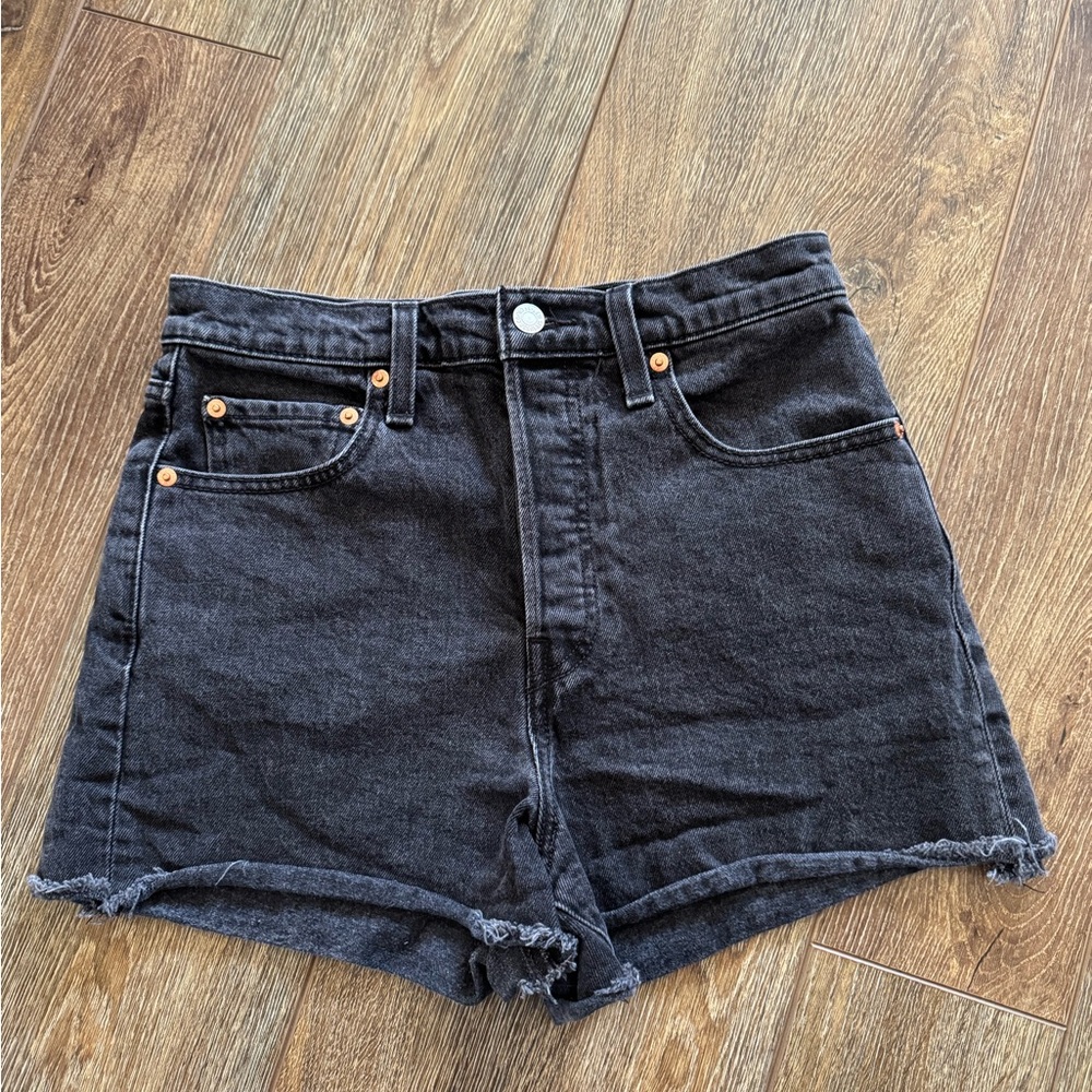 Levi’s premium Black and Light Blue Denim Shorts 3 pair - Picture 3 of 14